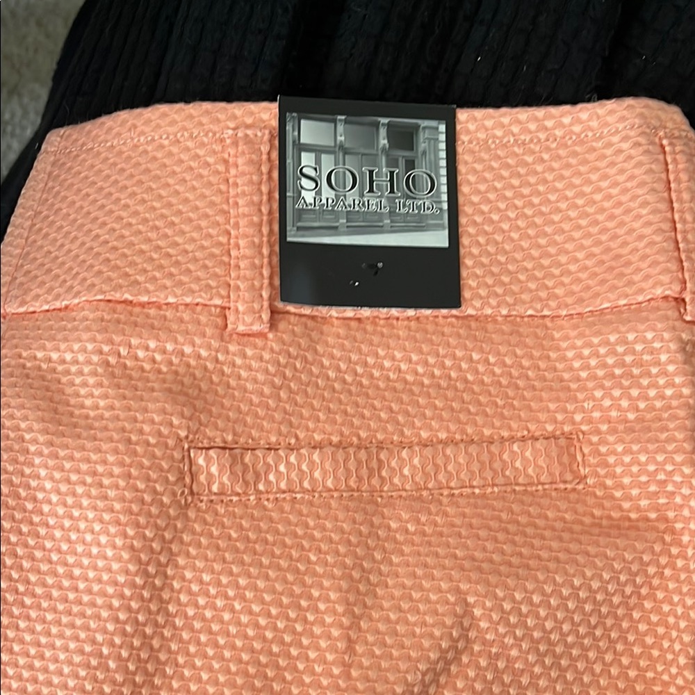 Soho Apparel Pink High Waist Shorts - Picture 3 of 4